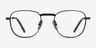 Ray-Ban RB8258V Frank Shiny Black TitaniumEyeglass Frames from EyeBuyDirect, Front View