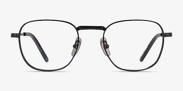 Ray-Ban RB8258V Frank Shiny Black Titanium Eyeglass Frames