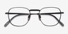 Ray-Ban RB8258V Frank Shiny Black TitaniumEyeglass Frames from EyeBuyDirect, Closed View