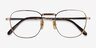 Ray-Ban RB8258V Frank Gold TitaniumEyeglass Frames from EyeBuyDirect, Closed View