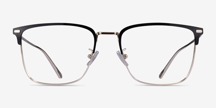 Coach HC5149T Black Gold Titanium Eyeglass Frames from EyeBuyDirect