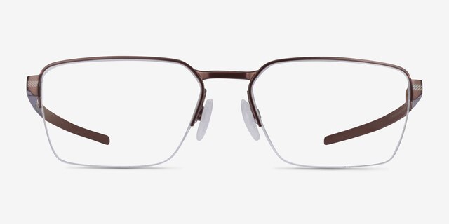 Oakley Sway Bar 0.5 Matte Bronze TitaniumEyeglass Frames from EyeBuyDirect, Front View