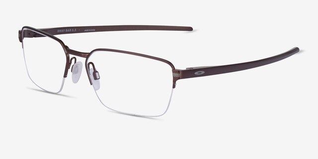 Oakley Sway Bar 0.5 Matte Bronze TitaniumEyeglass Frames from EyeBuyDirect, Angle View