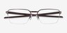 Oakley Sway Bar 0.5 Matte Bronze TitaniumEyeglass Frames from EyeBuyDirect, Closed View