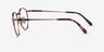Ray-Ban RB8237V Rose Gold TitaniumEyeglass Frames from EyeBuyDirect, Side View