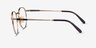 Ray-Ban RB8237V Shiny Gold TitaniumEyeglass Frames from EyeBuyDirect, Side View