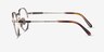 Ray-Ban RB8265V Jack Shiny Silver TitaniumMontures de lunettes de vue d'EyeBuyDirect, Vue de Côté