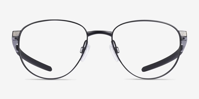 Oakley Sway Bar R Black TitaniumEyeglass Frames from EyeBuyDirect, Front View