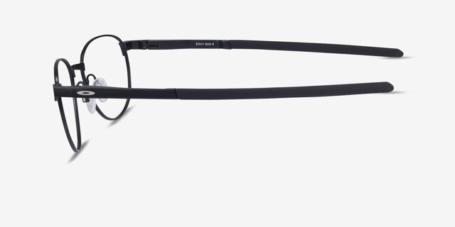 Oakley Sway Bar R Black TitaniumEyeglass Frames from EyeBuyDirect, Side View