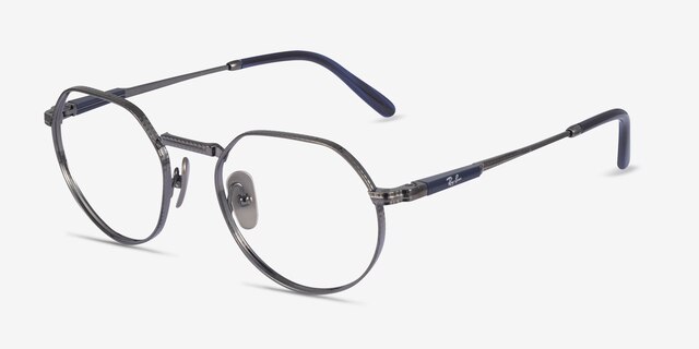 Ray-Ban RB8265V Jack Gunmetal TitaniumEyeglass Frames from EyeBuyDirect, Angle View
