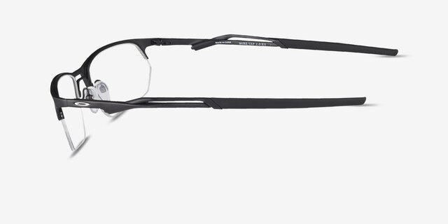 Oakley Wire Tap 2.0 Rx Satin Black TitaniumEyeglass Frames from EyeBuyDirect, Side View