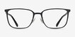 Coach HC5195TD Matte Black Silver TitaniumEyeglass Frames from EyeBuyDirect, Front View