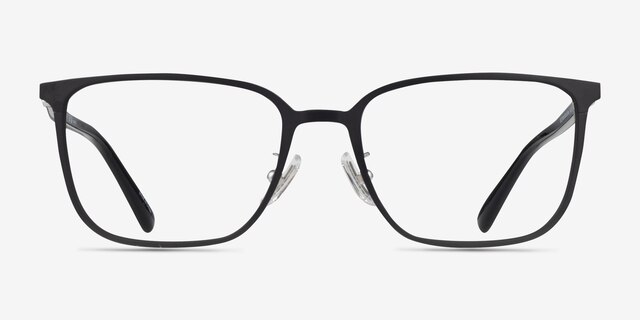 Coach HC5195TD Matte Black Silver TitaniumEyeglass Frames from EyeBuyDirect, Front View