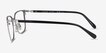 Coach HC5195TD Matte Black Silver TitaniumEyeglass Frames from EyeBuyDirect, Side View
