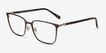 Coach HC5195TD Matte Dark Brown Light Gold TitaniumEyeglass Frames from EyeBuyDirect, Angle View