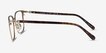 Coach HC5195TD Matte Dark Brown Light Gold TitaniumEyeglass Frames from EyeBuyDirect, Side View