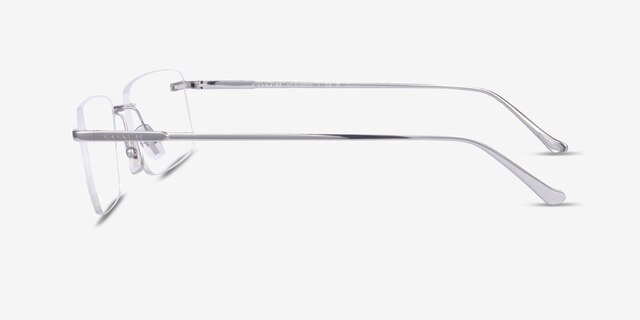 Coach HC5196TD Shiny Silver TitaniumEyeglass Frames from EyeBuyDirect, Side View