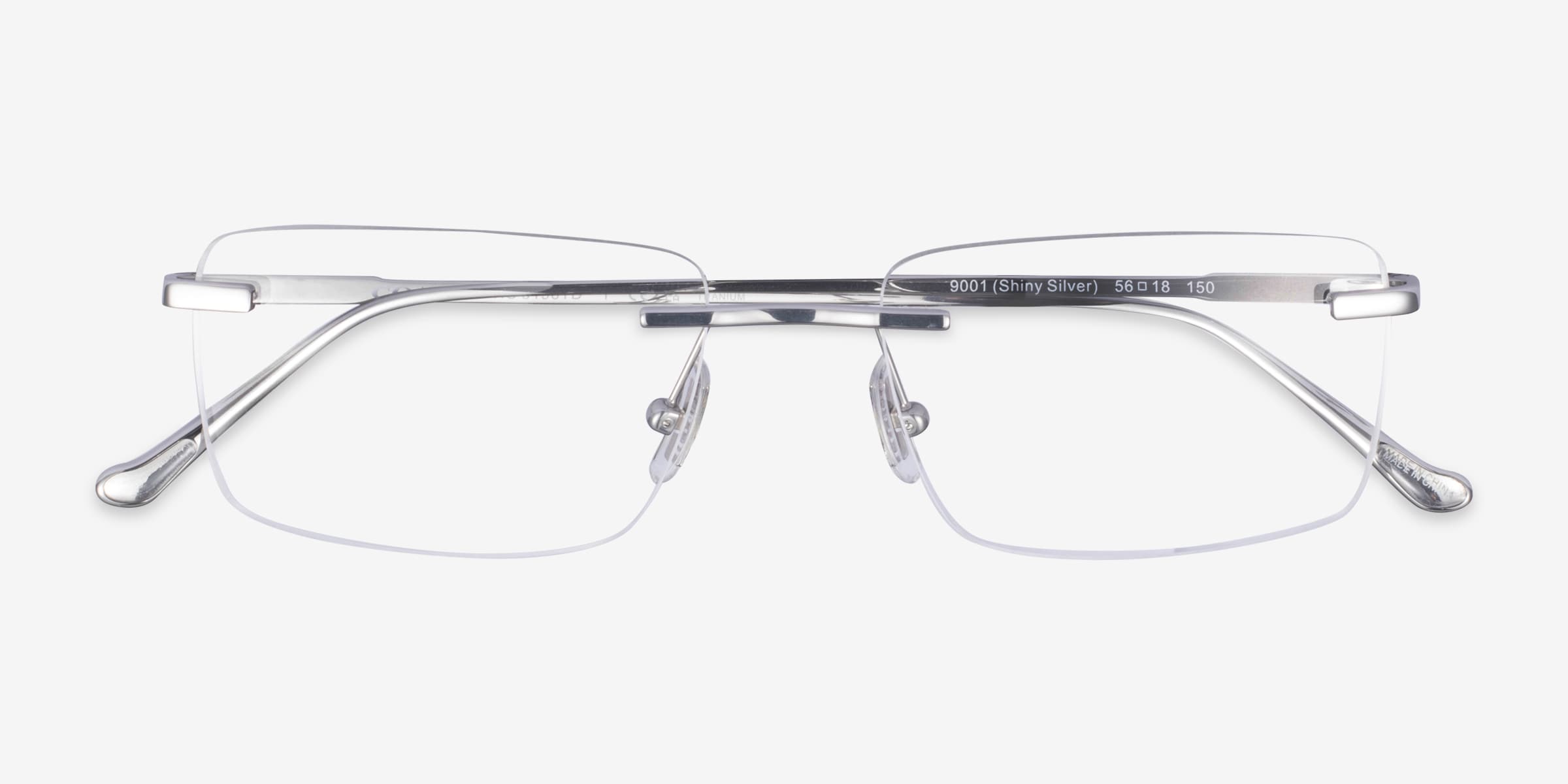 Coach HC5196TD - Rectangle Shiny Silver Frame Eyeglasses