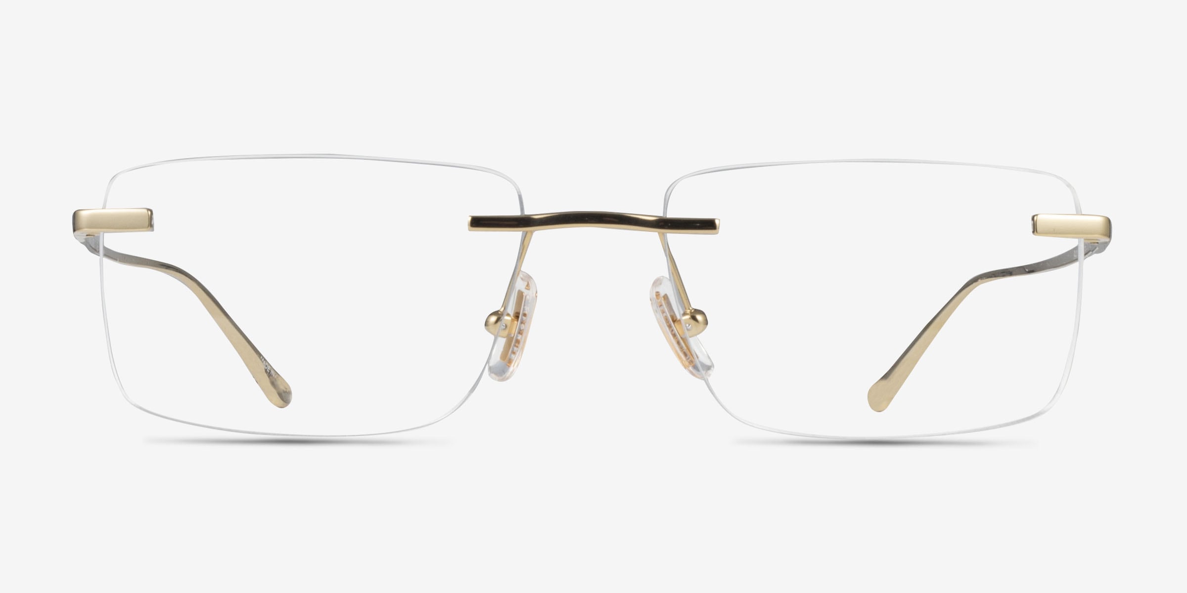 Coach HC5196TD - Rectangle Shiny Gold Frame Eyeglasses 