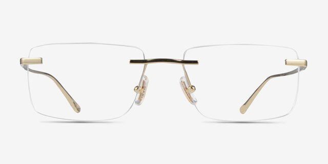 Coach HC5196TD Shiny Gold TitaniumEyeglass Frames from EyeBuyDirect, Front View