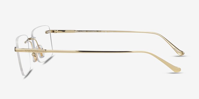 Coach HC5196TD Shiny Gold TitaniumEyeglass Frames from EyeBuyDirect, Side View