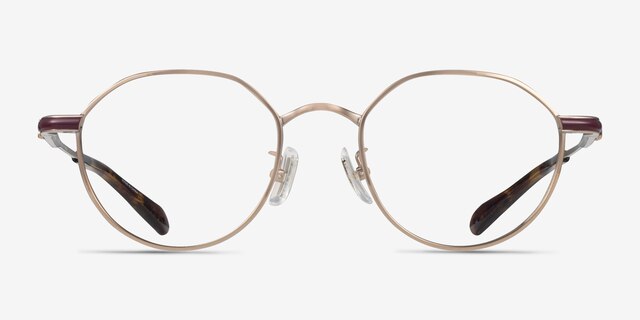 Coach HC5173TD Vintage Rose Gold TitaniumEyeglass Frames from EyeBuyDirect, Front View