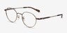 Coach HC5173TD Vintage Rose Gold TitaniumEyeglass Frames from EyeBuyDirect, Angle View