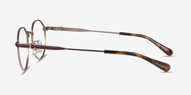 Coach HC5173TD Vintage Rose Gold TitaniumEyeglass Frames from EyeBuyDirect, Side View