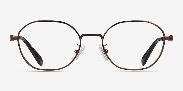 Coach HC5194TD Satin Bronze TitaniumEyeglass Frames from EyeBuyDirect, Front View
