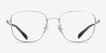 Coach HC5198TD Shiny Silver TitaniumEyeglass Frames from EyeBuyDirect, Front View