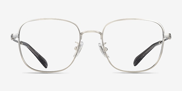 Coach HC5198TD Shiny Silver TitaniumEyeglass Frames from EyeBuyDirect, Front View