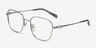 Coach HC5198TD Shiny Silver TitaniumEyeglass Frames from EyeBuyDirect, Angle View