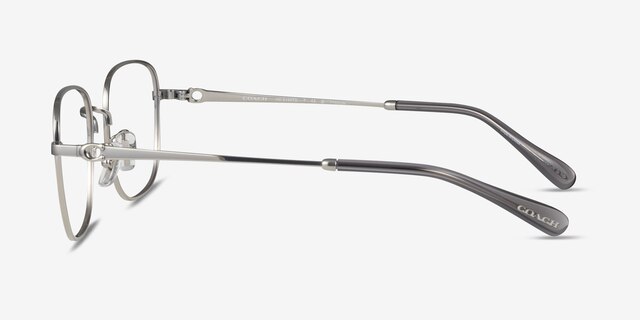 Coach HC5198TD Shiny Silver TitaniumEyeglass Frames from EyeBuyDirect, Side View