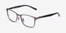 Ray-Ban RB8773D Gunmetal TitaniumEyeglass Frames from EyeBuyDirect, Angle View