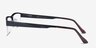 Malmo Black MetalEyeglass Frames from EyeBuyDirect, Side View