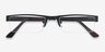 Malmo Black MetalEyeglass Frames from EyeBuyDirect, Closed View