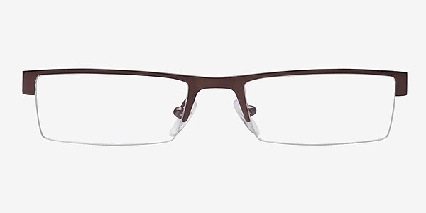 Malmo Brown Metal Eyeglass Frames