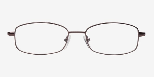 Oxelosund Brun MétalMontures de lunettes de vue d'EyeBuyDirect, Vue de Face