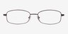 Oxelosund Brun MétalMontures de lunettes de vue d'EyeBuyDirect, Vue de Face