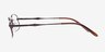 Oxelosund Brun MétalMontures de lunettes de vue d'EyeBuyDirect, Vue de Côté