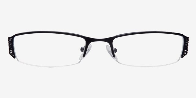 Ella Black MetalEyeglass Frames from EyeBuyDirect, Front View