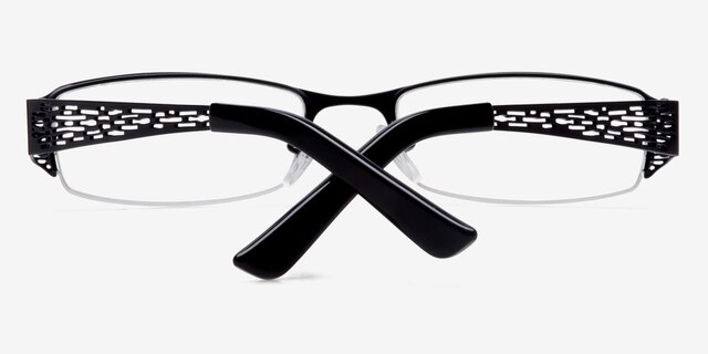 Ella Black MetalEyeglass Frames from EyeBuyDirect, Closed View