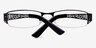 Ella Black MetalEyeglass Frames from EyeBuyDirect, Closed View