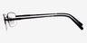 State Black MetalEyeglass Frames from EyeBuyDirect, Side View