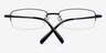 State Black MetalEyeglass Frames from EyeBuyDirect, Closed View