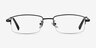 Craig Noir MétalMontures de lunettes de vue d'EyeBuyDirect, Vue de Face