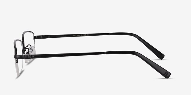 Craig Noir MétalMontures de lunettes de vue d'EyeBuyDirect, Vue de Côté