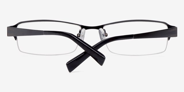 Melinda Black MetalEyeglass Frames from EyeBuyDirect, Closed View
