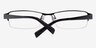 Melinda Black MetalEyeglass Frames from EyeBuyDirect, Closed View