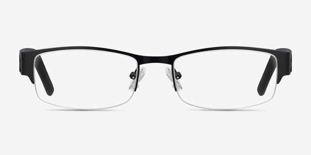 Chilliwack Black MetalEyeglass Frames from EyeBuyDirect, Front View